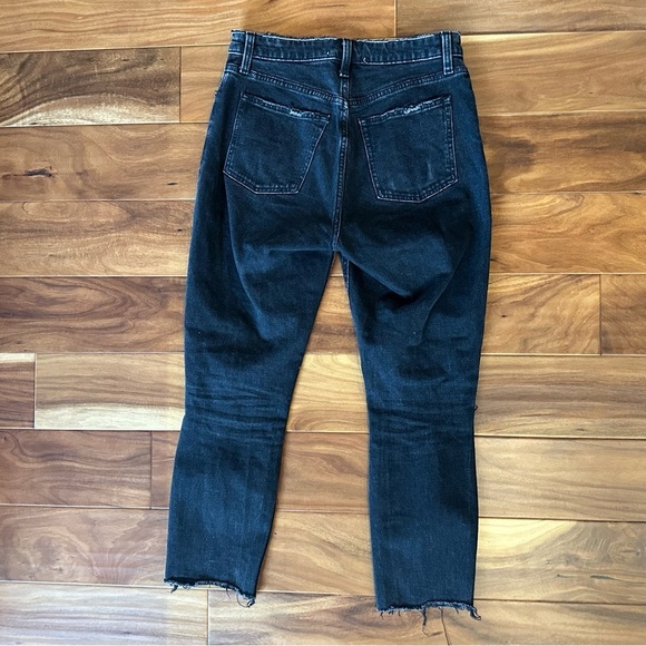 Abercrombie & Fitch The Skinny High Rise Black Denim Jeans size 26/2 - Picture 4 of 5